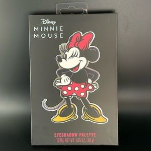 Disney Minnie Mouse Eyeshadow Palette 12 Shades Bow Design & Mirror NWT